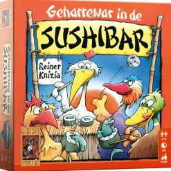 Geharrewar in de Sushibar dobbelspel*999 Games New