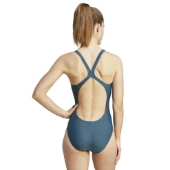 3 Bar Logo badpak dames arctic night lucid lime*adidas Discount