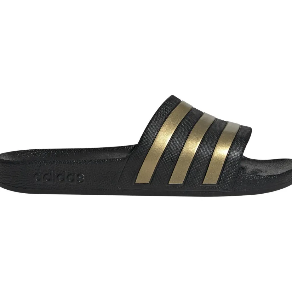 Adilette Aqua slippers core black gold metallic*adidas Hot