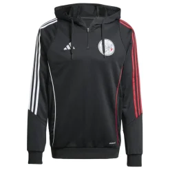Ajax Tiro 24 hoodie heren black white bold red*adidas Best