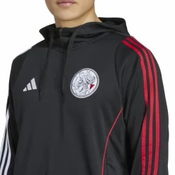 Ajax Tiro 24 hoodie heren black white bold red*adidas Best