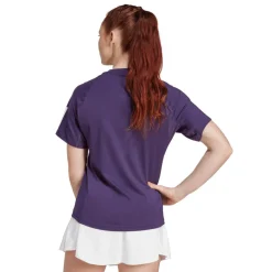 Club 3-Stripes Climacool tennisshirt dames  burgundy*adidas Sale