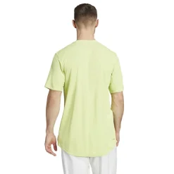 Club 3-Stripes tennisshirt heren pulse lime*adidas Best