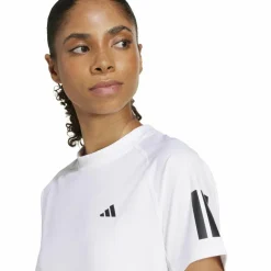 Club 3-stripes tennisshirt dames white*adidas Sale