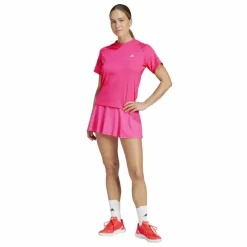 Club 3-stripes tennisshirt dames lucid pink*adidas Clearance
