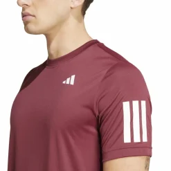 Club 3-stripes tennisshirt heren shadow red*adidas Hot
