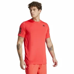 Club 3-stripes tennisshirt heren semi lucid red*adidas Sale