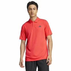 Club tennispolo heren semi lucid red*adidas Clearance
