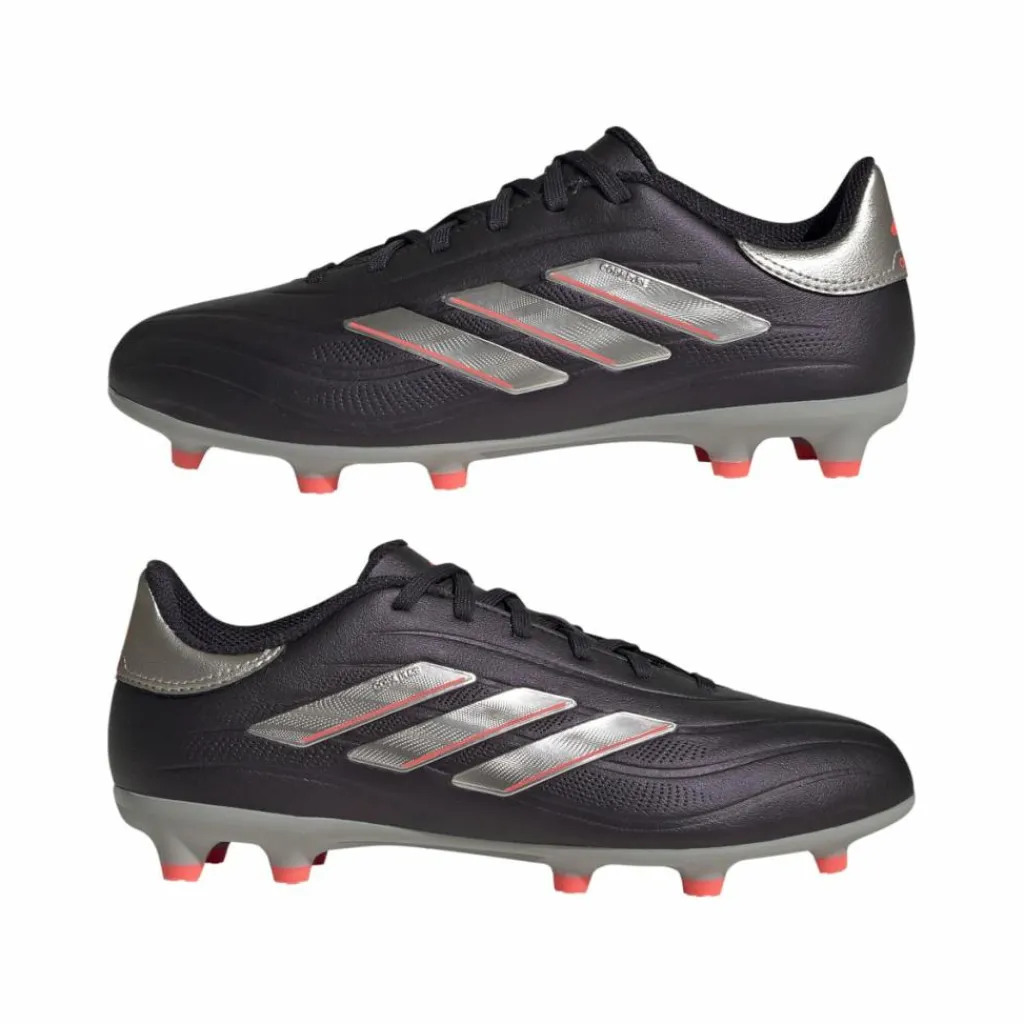 Copa Pure 2 League FG voetbalschoenen junior aurora black platinum metallic turbo*adidas
