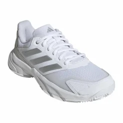 Courtjam Control 3 Clay tennisschoenen dames cloud white silver metallic grey one*adidas Best