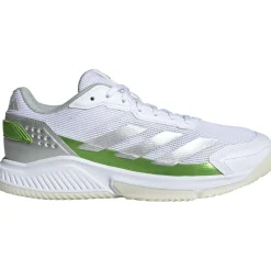 Courtquick padelschoenen dames cloud white silver metallic lucid lemon*adidas Online