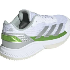 Courtquick padelschoenen dames cloud white silver metallic lucid lemon*adidas Online