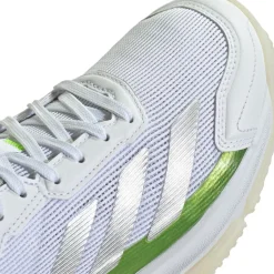Courtquick padelschoenen dames cloud white silver metallic lucid lemon*adidas Online