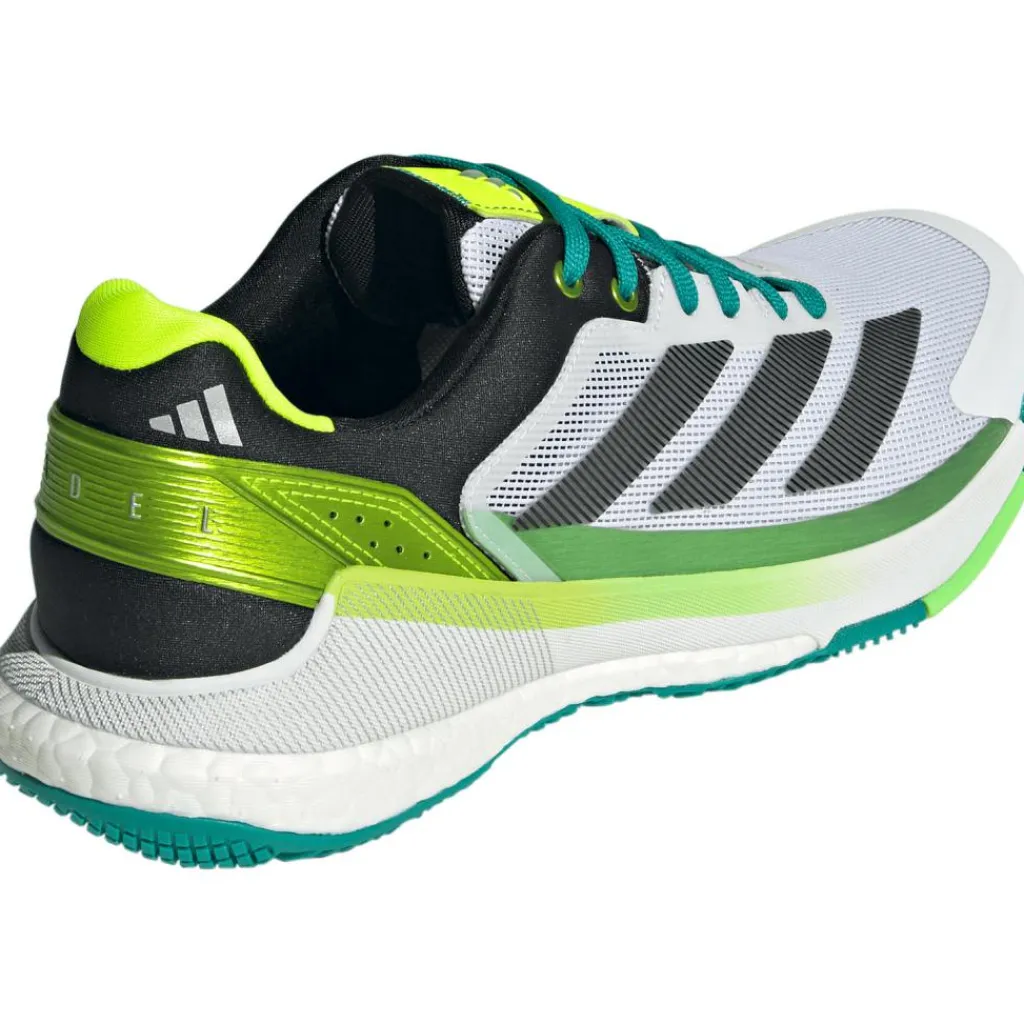 Crazyquick Boost padelschoenen heren cloud white core black lime burst*adidas Outlet