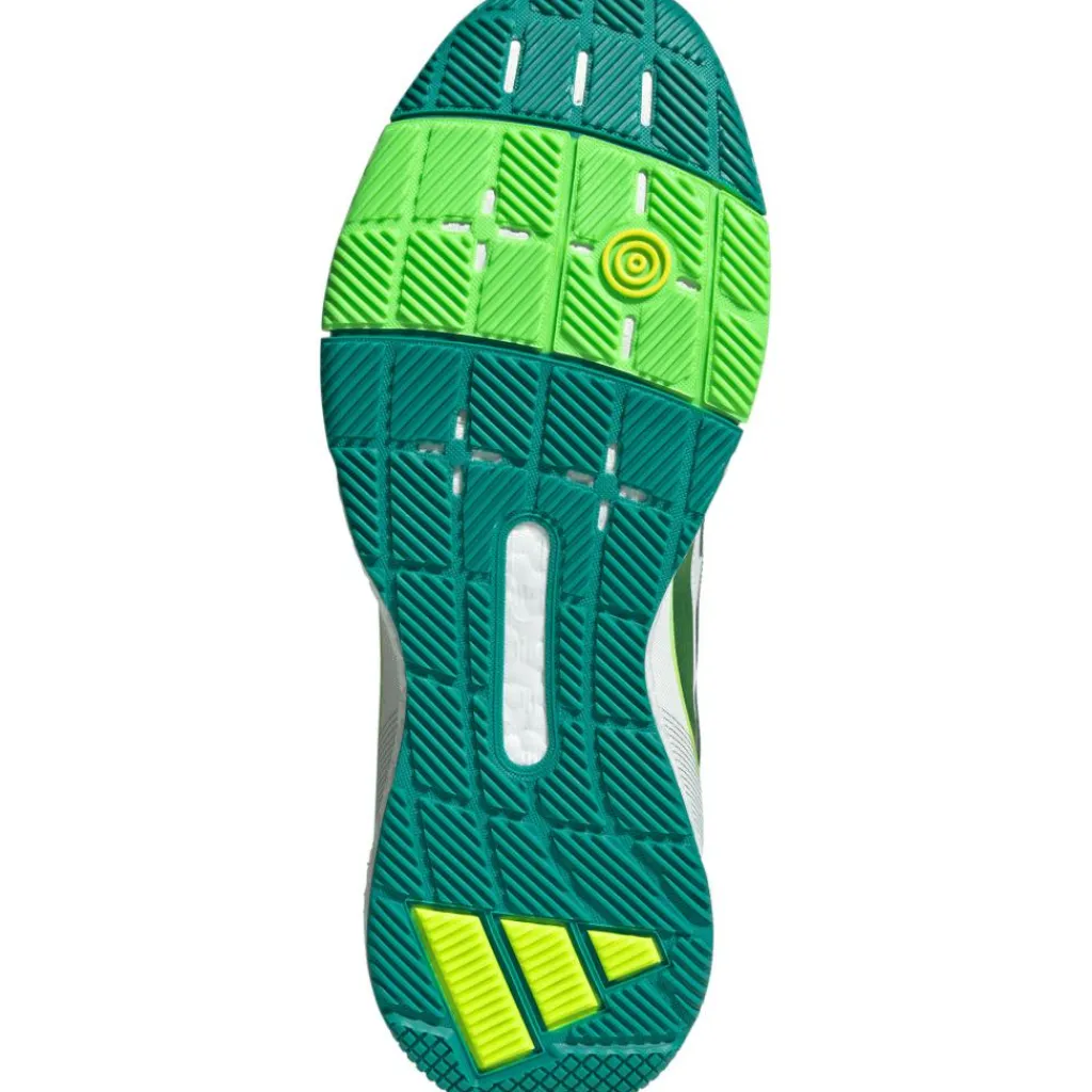 Crazyquick Boost padelschoenen heren cloud white core black lime burst*adidas Outlet