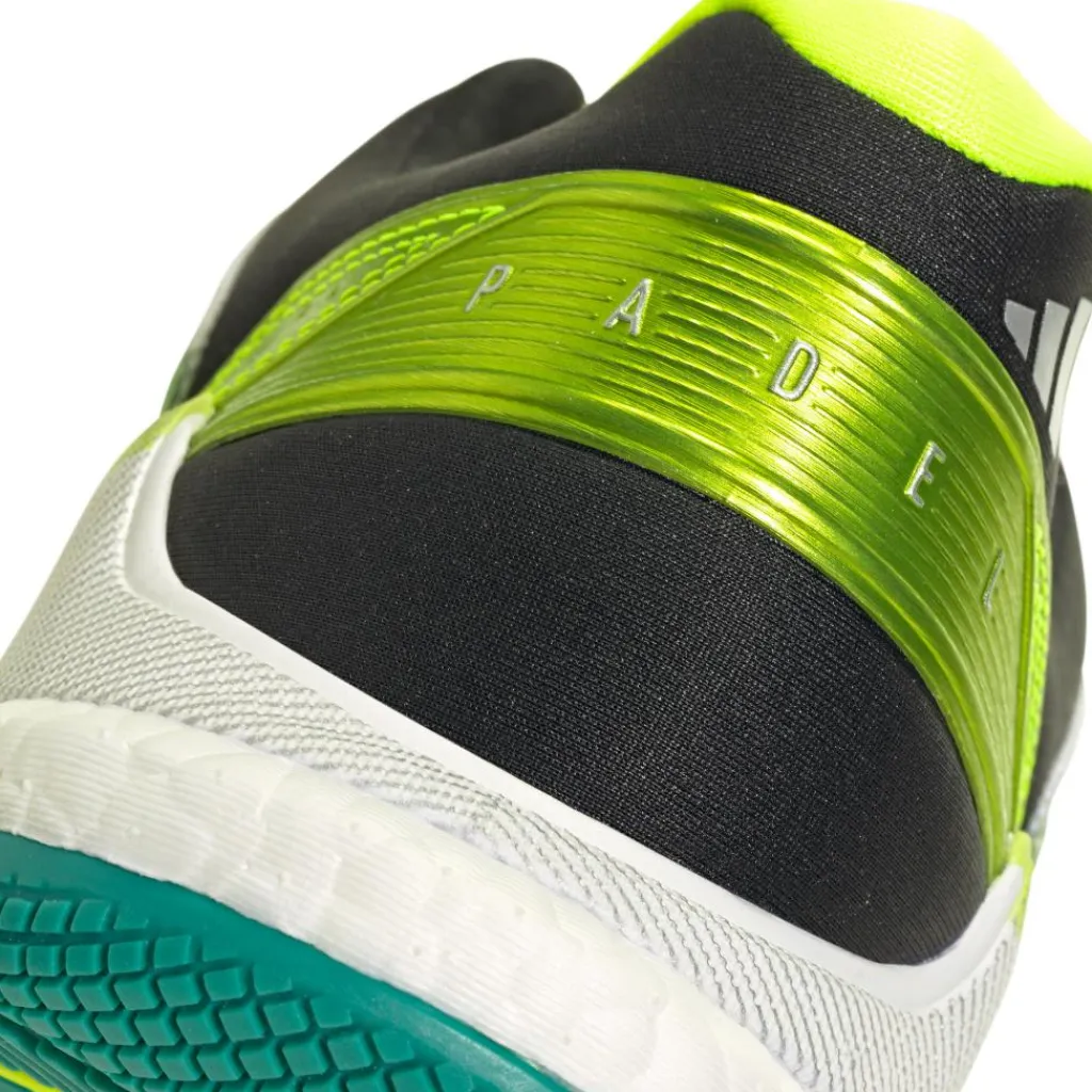 Crazyquick Boost padelschoenen heren cloud white core black lime burst*adidas Outlet