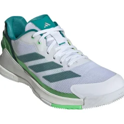 Crazyquick padelschoenen heren cloud white aurora ivy lime burst*adidas New