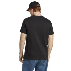 Essential Single Jersey 3-Stripes shirt heren black white*adidas New