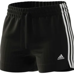 Essential Slim 3-Stripes short dames black white*adidas Sale