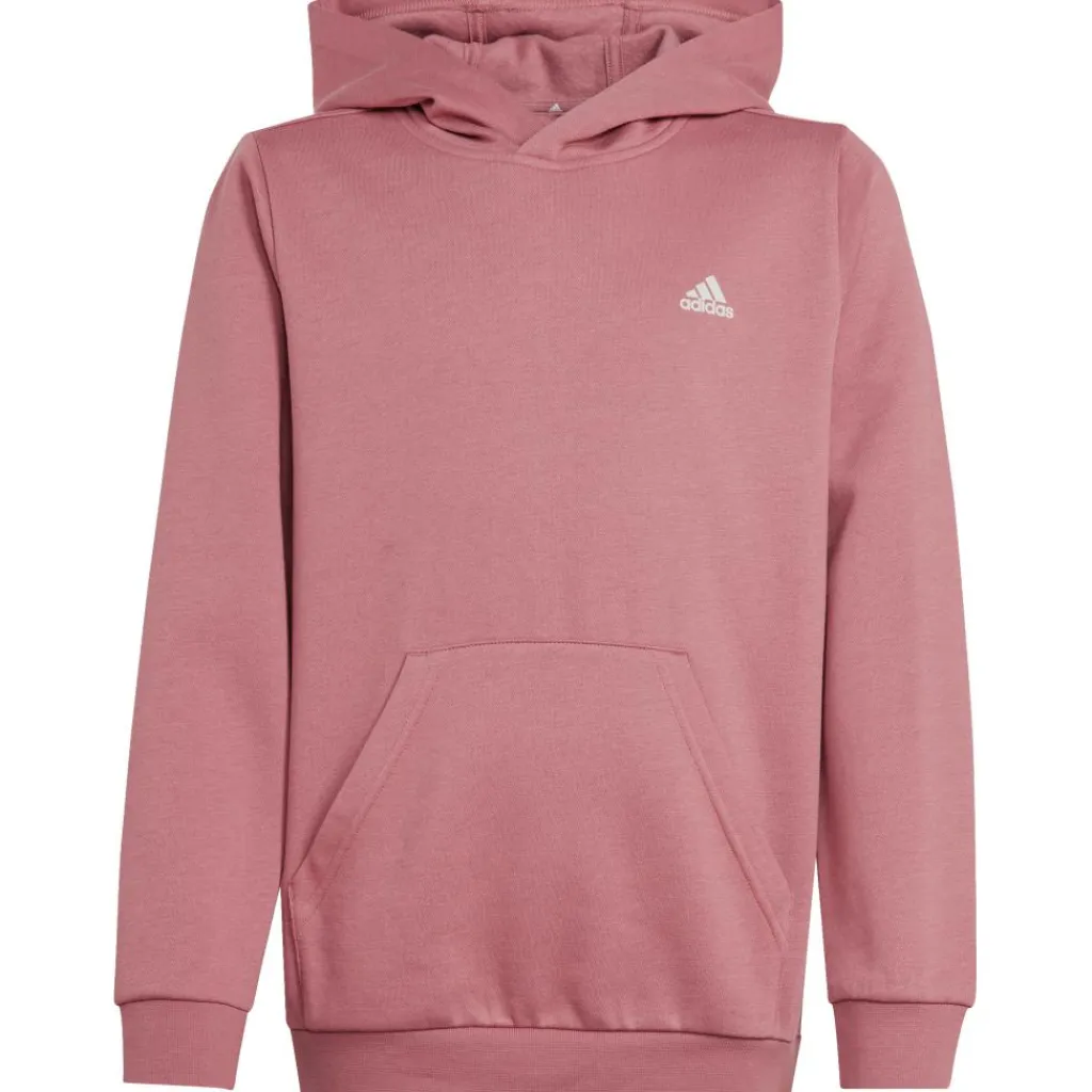 Essentials Small Logo fleece hoodie junior preloved crimson*adidas Hot