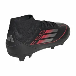 F50 League Mid FG MG voetbalschoenen junior core black iron metallic lucid red*adidas Hot
