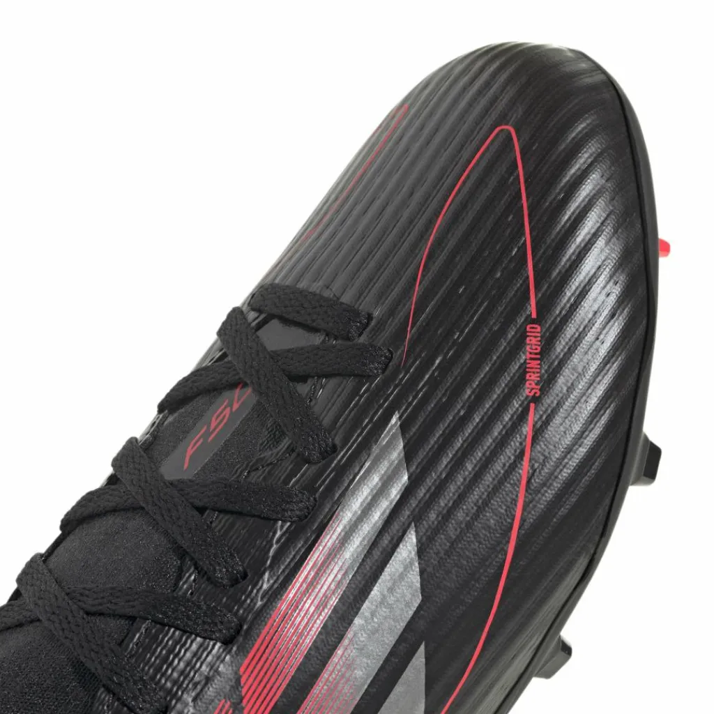 F50 League Mid FG MG voetbalschoenen junior core black iron metallic lucid red*adidas Hot