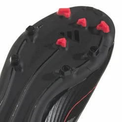 F50 League Mid FG MG voetbalschoenen junior core black iron metallic lucid red*adidas Hot