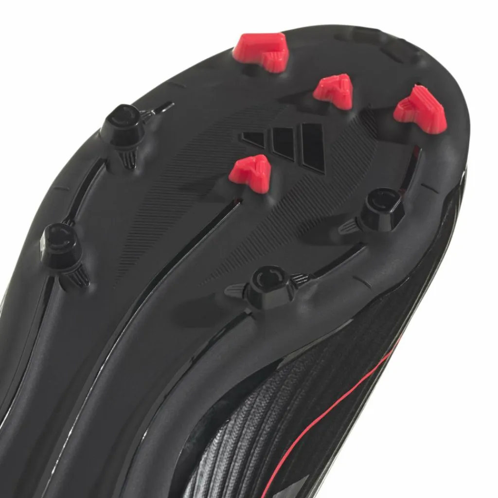 F50 League Mid FG MG voetbalschoenen junior core black iron metallic lucid red*adidas Hot