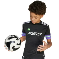 F50 voetbalshirt junior black purple rush*adidas Hot