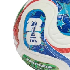 FIFA World Cup Trionda Mini voetbal white team royal blue solar blue power red 25 - 26*adidas Best