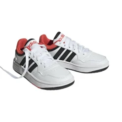 Hoops 3.0 schoenen junior cloud white core black bright red*adidas New