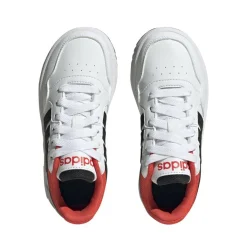 Hoops 3.0 schoenen junior cloud white core black bright red*adidas New