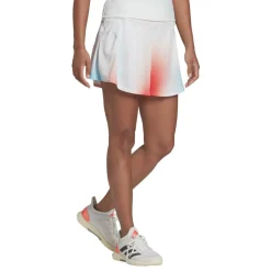 Mel Match tennisrokje dames white black vivid red*adidas Hot