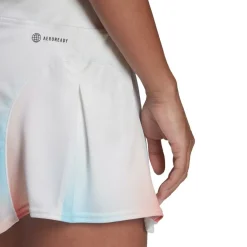 Mel Match tennisrokje dames white black vivid red*adidas Hot