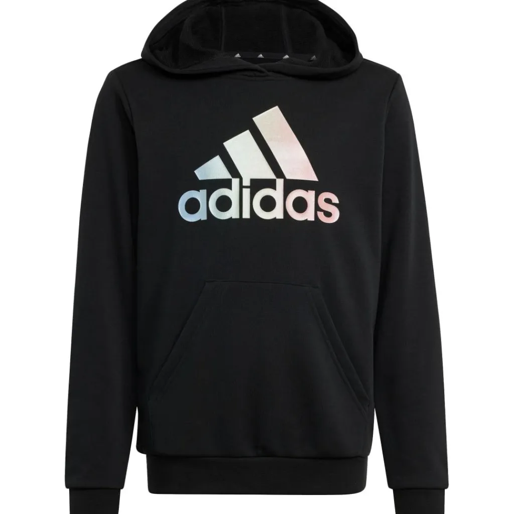 Metallic Print hoodie junior black*adidas Discount
