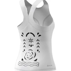 Par T Y tennis tanktop dames white black*adidas Sale