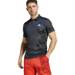 Paris Freelift tennispolo heren carbon*adidas Online