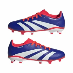 Predator League FG voetbalschoenen junior lucid blue cloud white solar red*adidas Online