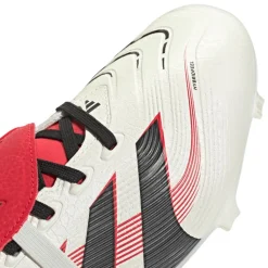 Predator League FG MG voetbalschoenen off white core black pure ruby*adidas
