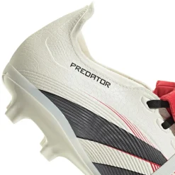Predator League FG MG voetbalschoenen off white core black pure ruby*adidas