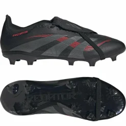 Predator League FG MG voetbalschoenen heren core black grey four lucid red*adidas Discount