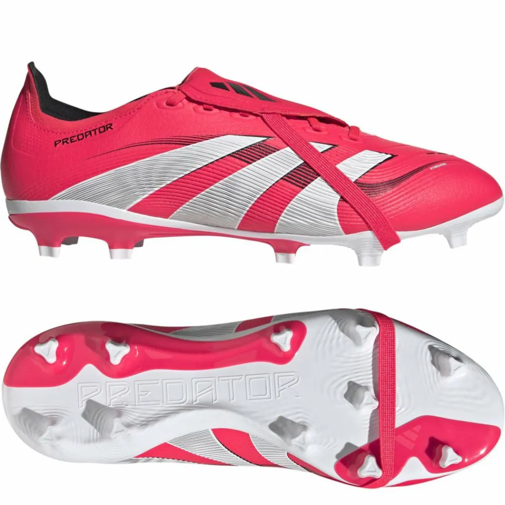 Predator League FG MG voetbalschoenen heren lucid red cloud white core black*adidas Sale