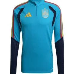Spanje 26 Tiro trainingsshirt heren bold aqua*adidas Hot