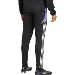 Tiro 24 trainingsbroek heren black purple rush*adidas New