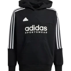 Tiro fleece hoodie junior black white*adidas Best