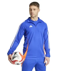 Tiro trainingsshirt heren 24 lucid blue white app solar red*adidas New
