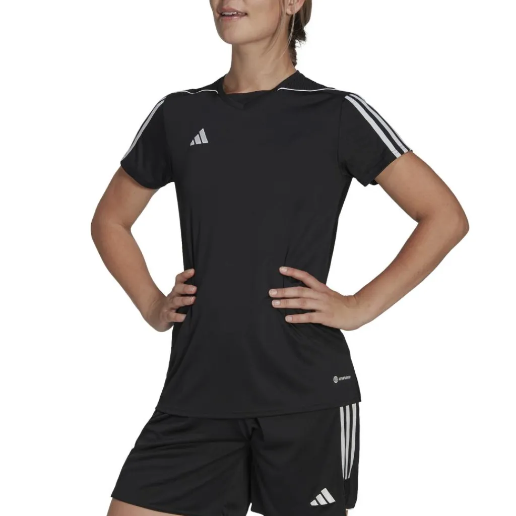 Tiro voetbalshirt dames 23 black white*adidas