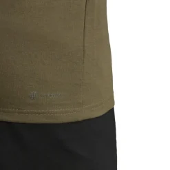 Train Essentials Seasonal Logo trainingsshirt  heren olive strata*adidas Online