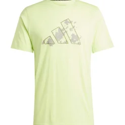 Train Essentials Seasonal shirt heren pulse lime silver pebble*adidas Outlet