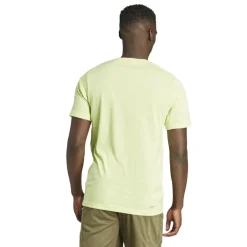 Train Essentials Seasonal shirt heren pulse lime silver pebble*adidas Outlet